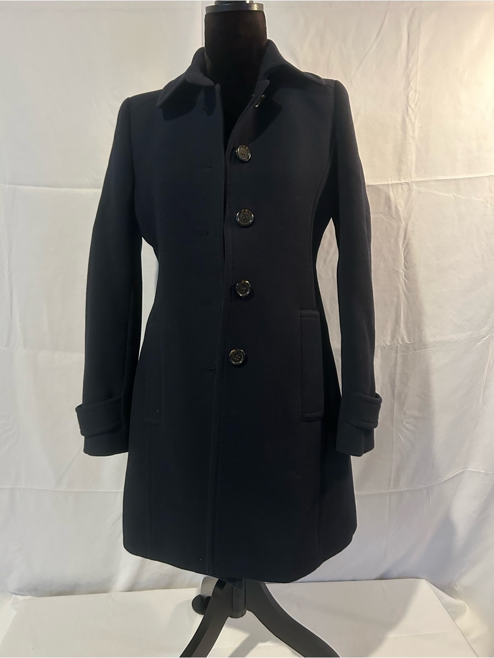 J. Crew Navy Wool Pea Coat